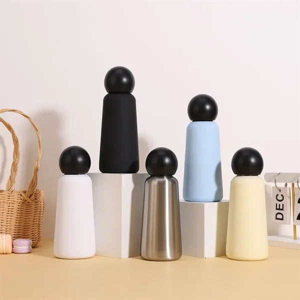 316 Steel Insulated Bottle Color Block Spherical Lid