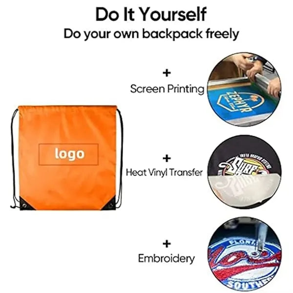 Drawstring Backpack Bulk Polyester Bag String