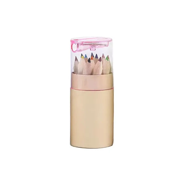 12-Piece Colorful Pencil Kit with Sharpener