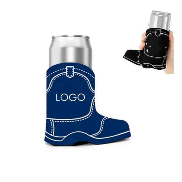 Boot-Shaped Can Cooler Sleeve