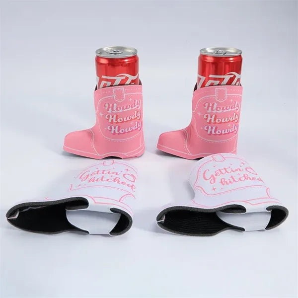 Boot-Shaped Can Cooler Sleeve