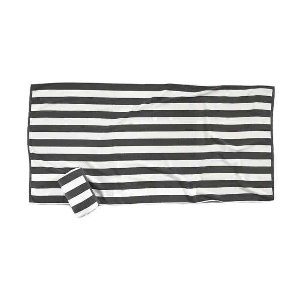 Classic Striped Beach Towel in Soft Cotton