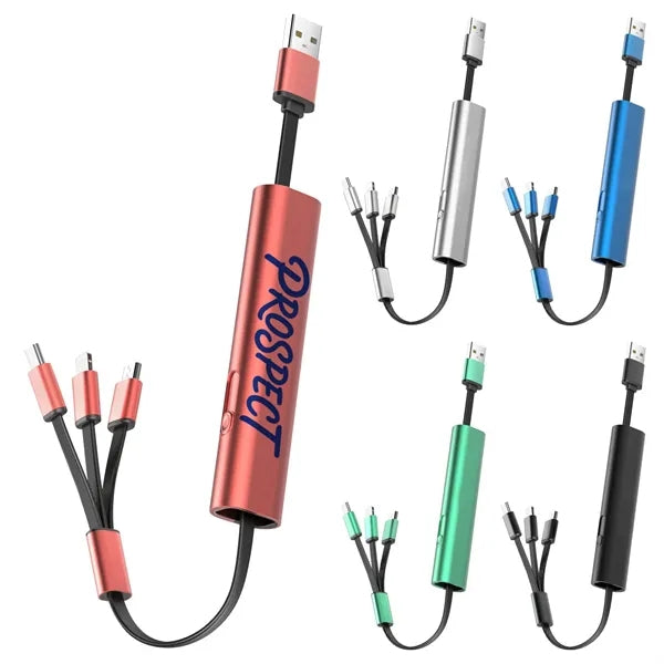 Portable 3-In-1 Storage USB Charger