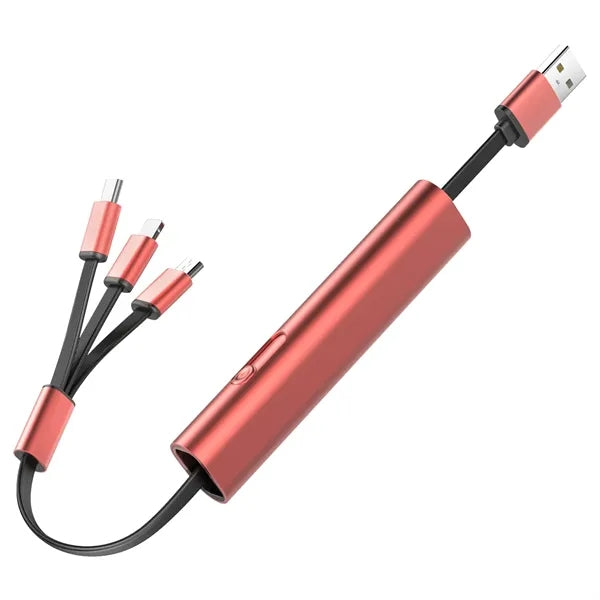 Portable 3-In-1 Storage USB Charger