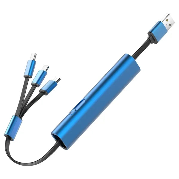 Portable 3-In-1 Storage USB Charger