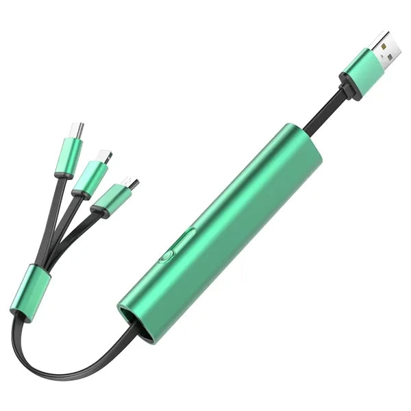 Portable 3-In-1 Storage USB Charger