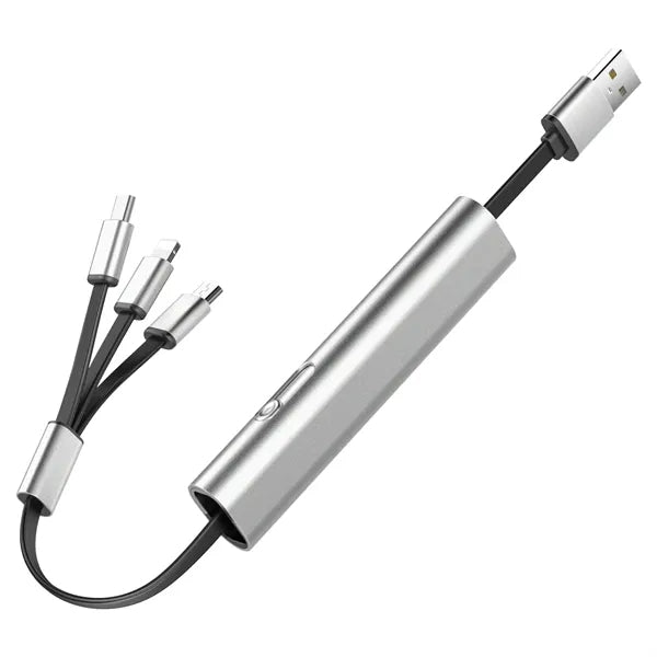 Portable 3-In-1 Storage USB Charger