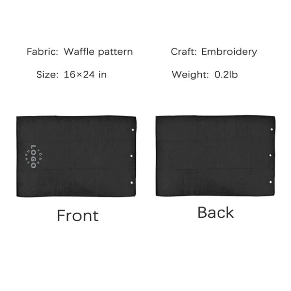Microfiber Waffle Golf Towel Absorbent Quick Dry Clean