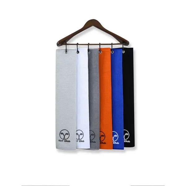 Microfiber Waffle Golf Towel Absorbent Quick Dry Clean