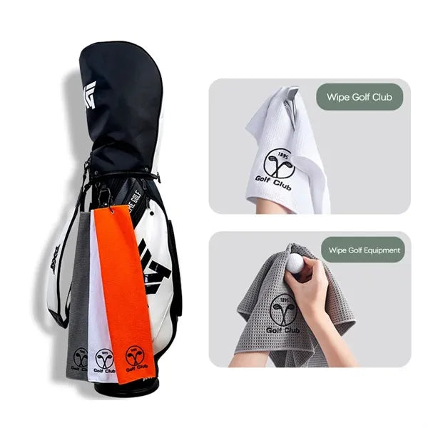 Microfiber Waffle Golf Towel Absorbent Quick Dry Clean