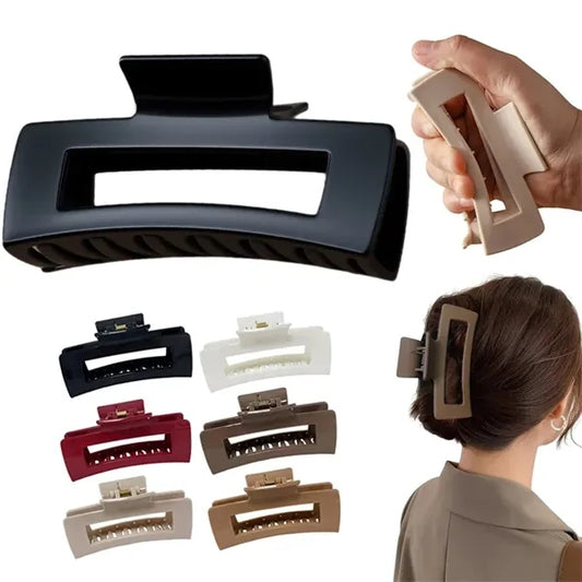 Large Silicone Flexible Hair Claw Clips