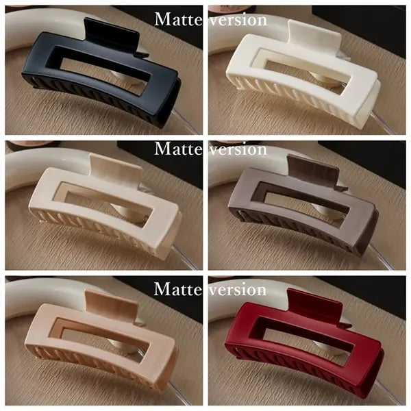 Large Silicone Flexible Hair Claw Clips