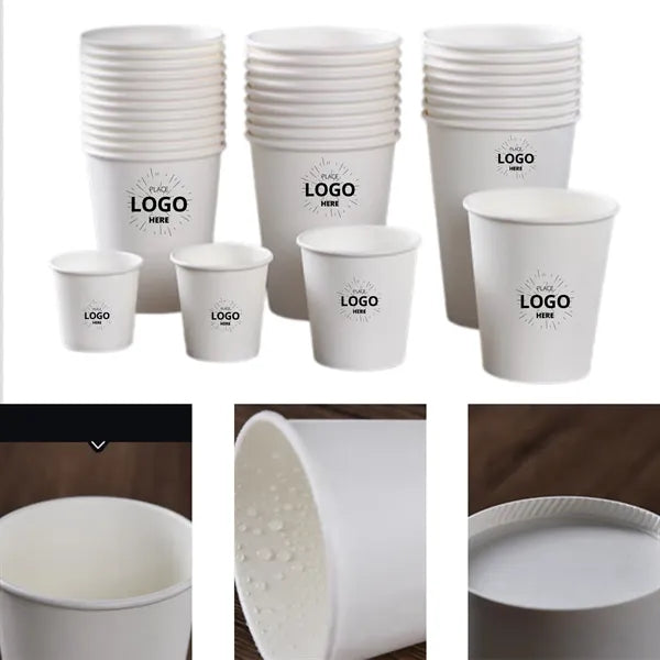 9oz White Paper Cup