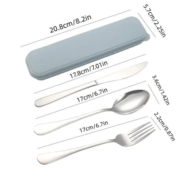 Knife, Fork And Spoon Set Of Tableware