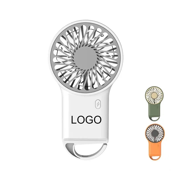 USB Rechargeable Carabiner Handheld Mini Fan