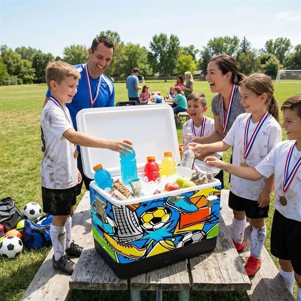 Sasquatch 54QT Cooler, Wrap Graphic and Lid Decal