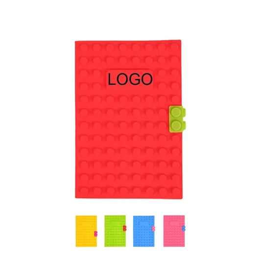 Silicone Building Block Notebook Creative Cover