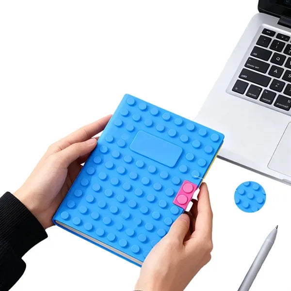 Silicone Building Block Notebook Creative Cover