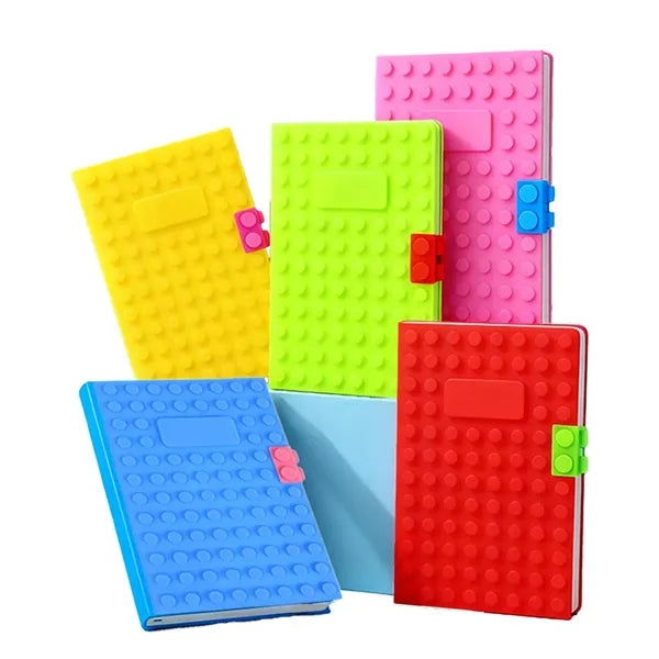 Silicone Building Block Notebook Creative Cover