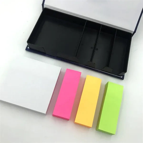 Box Sticky Notes Flags Memos Stickers Set Gift