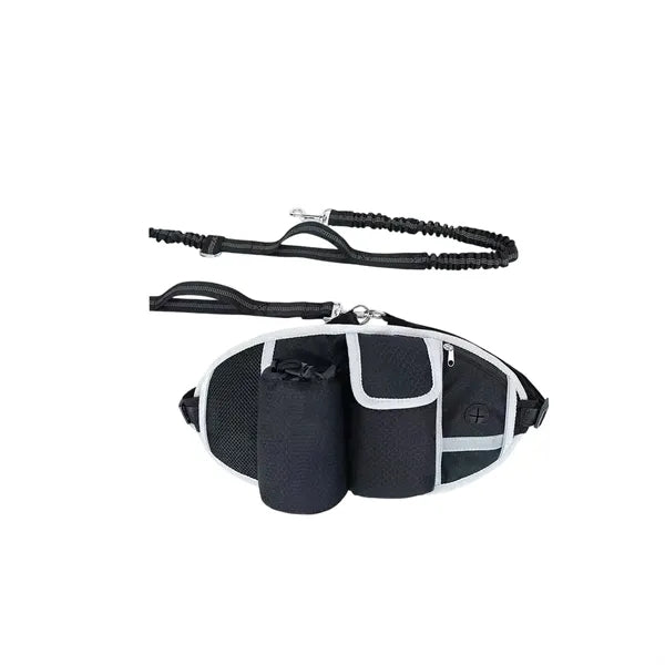 Outdoor Sports Storage Waist Pack with Dog Leash