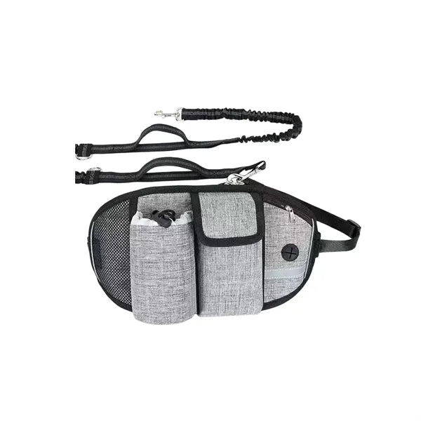 Outdoor Sports Storage Waist Pack with Dog Leash