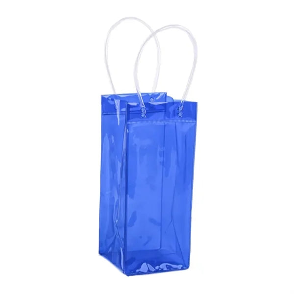 PVC Portable Collapsible Clear Wine Pouch Cooler