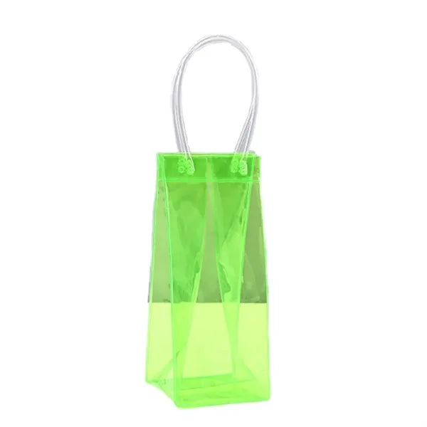 PVC Portable Collapsible Clear Wine Pouch Cooler