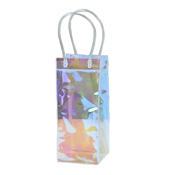 PVC Portable Collapsible Clear Wine Pouch Cooler