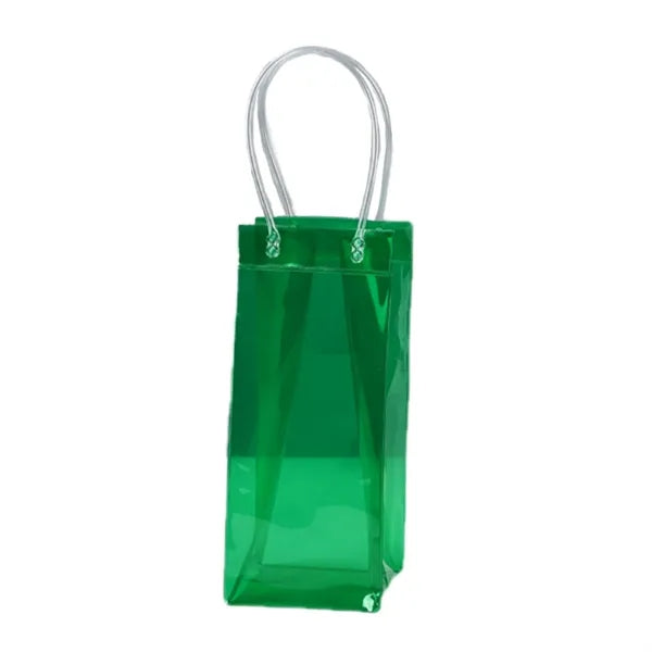 PVC Portable Collapsible Clear Wine Pouch Cooler