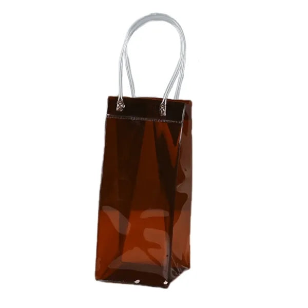 PVC Portable Collapsible Clear Wine Pouch Cooler