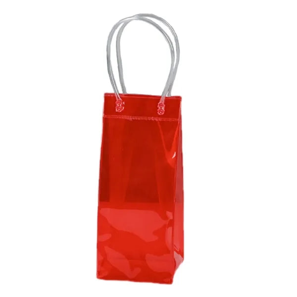 PVC Portable Collapsible Clear Wine Pouch Cooler