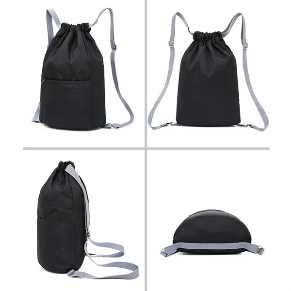 Drawstring Backpack Bag Sport Gym Sackpack