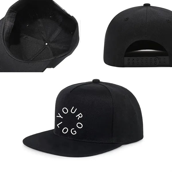 6-Panel Sandwich Caps with Metal Tuck-in Buckle