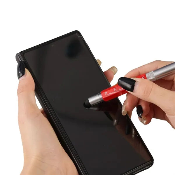 6 In 1 Metal Multi Function Tool Pen Ballpoint