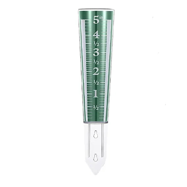 Outdoor Plastic Rain Gauge with Easy-Read Scale