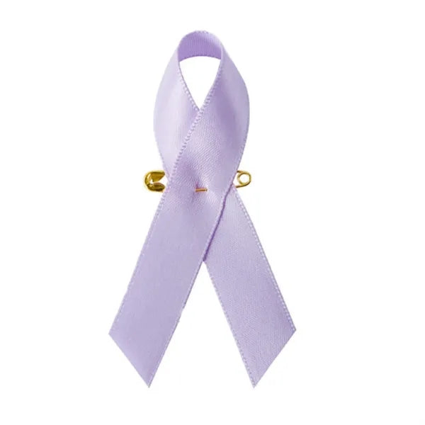 Polyester Satin Fabric Breast Cancer Awareness Ribbon