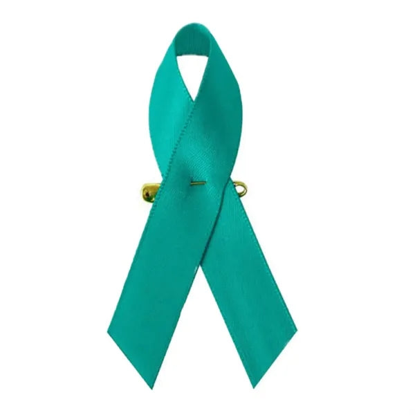 Polyester Satin Fabric Breast Cancer Awareness Ribbon