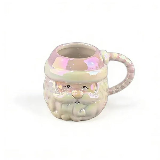 Santa Claus Sculpted Ceramic Mug