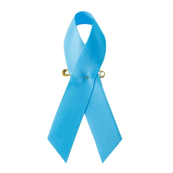 Polyester Satin Fabric Breast Cancer Awareness Ribbon