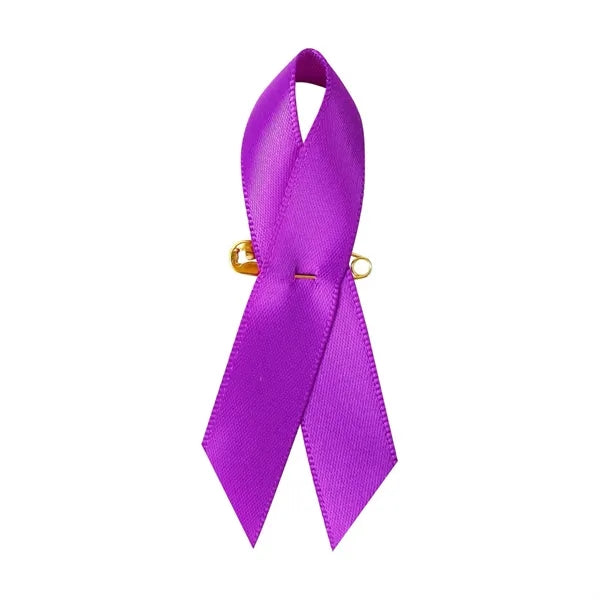 Polyester Satin Fabric Breast Cancer Awareness Ribbon