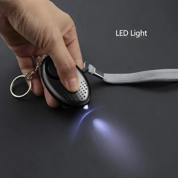 Personal Security Alarm Keychain with LED Light