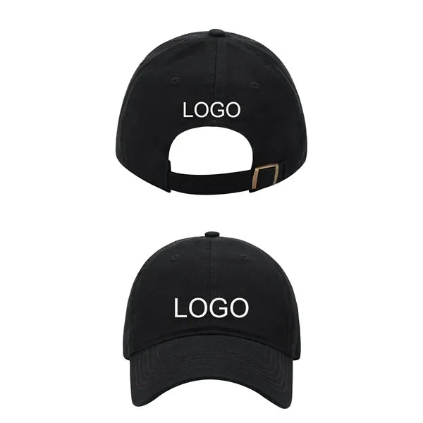 Washed Cotton Baseball Cap Soft Unstructured Hat