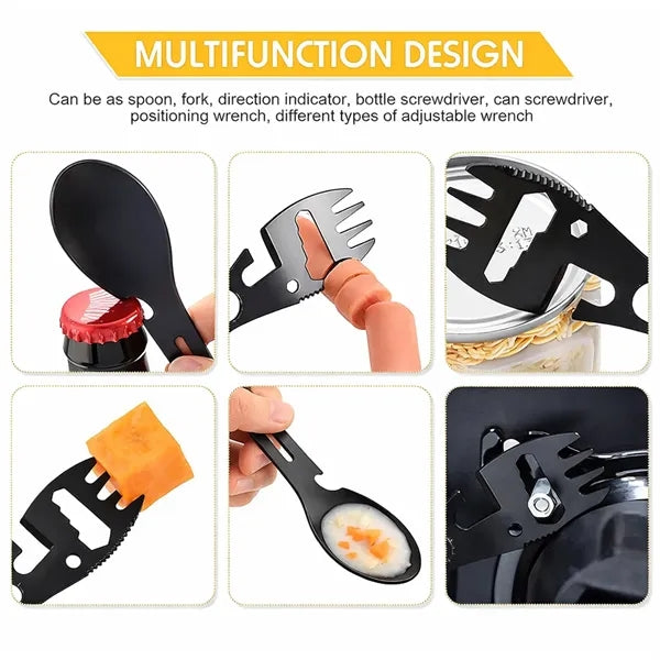 10-in-1 Multifunction Camping Spoon Fork Tool