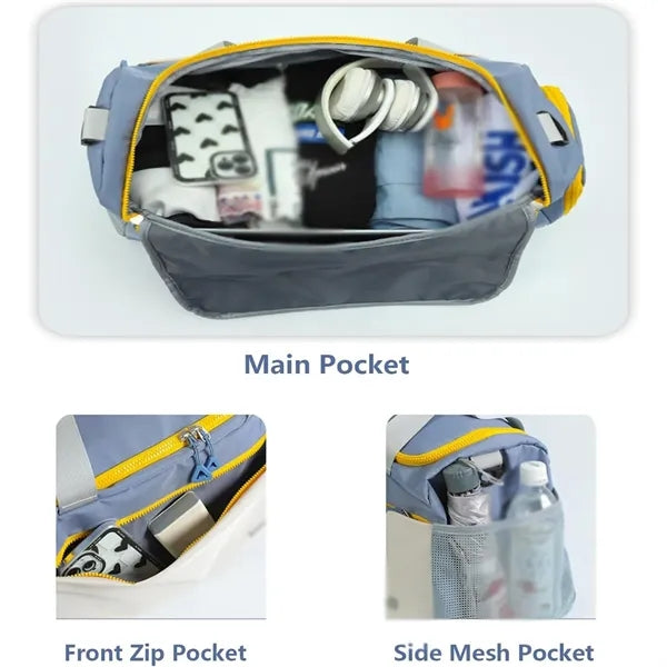 Lightweight Waterproof Sports Duffel Bag For Travel & Gym