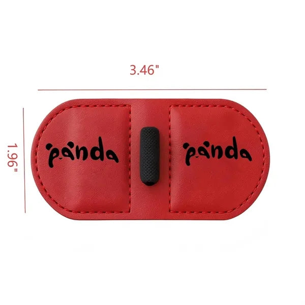 Logo Leather Magnetic Bookmark Pen Clip