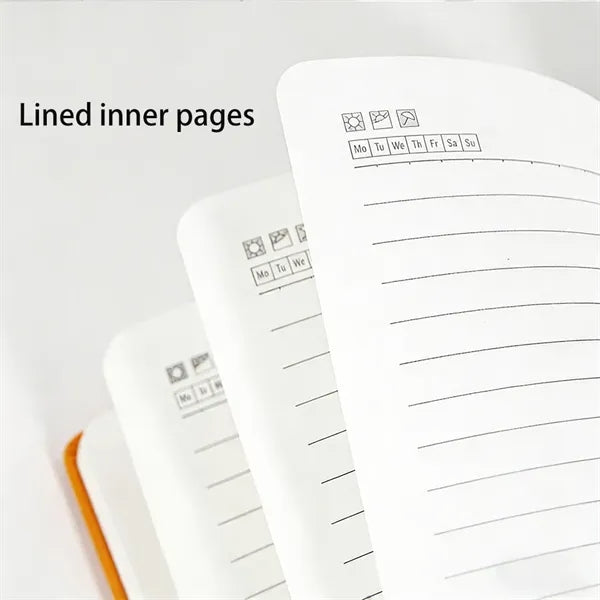 A5 PU Leather Hardcover Notebook With Pen Loop