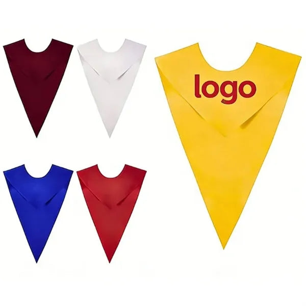 Unisex V-Neck Graduation Stole