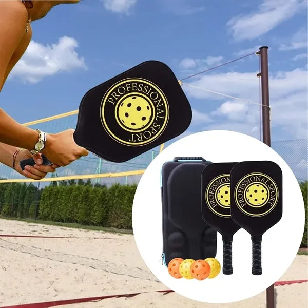 Pickleball Paddle Set with Balls & Bag
