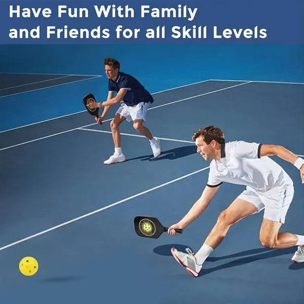 Pickleball Paddle Set with Balls & Bag